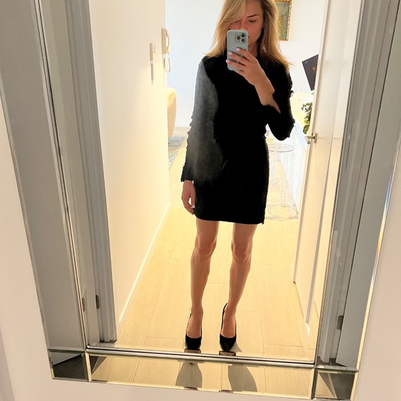 MOSSMAN RESERVING JUDGEMENTS DRESS BLACK SIZE 8 - Picture 4 of 6